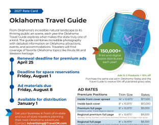Oklahoma Travel Guide Rate Card