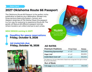 Route 66 Passport Rate Card