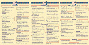 View Mont Dinner Menu