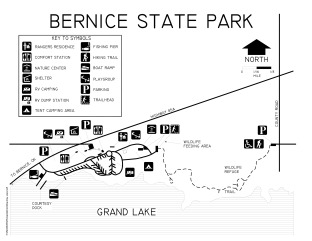 View Bernice Area Park Map