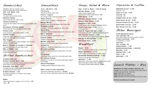View Crave Menu