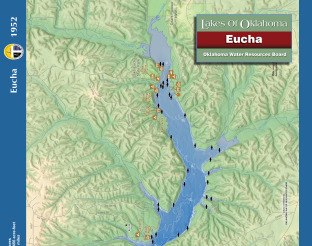 View Lake Eucha Map