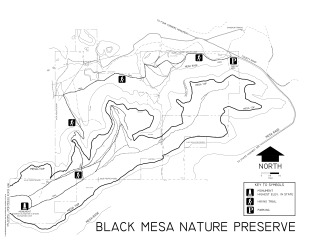 View Black Mesa Nature Preserve Map