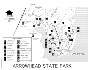 View Arrowhead State Park Map