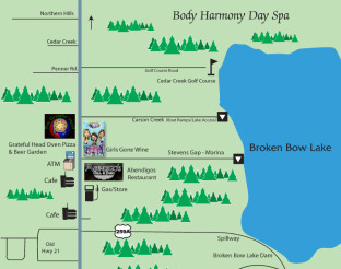 View Body Harmony Day Spa Map