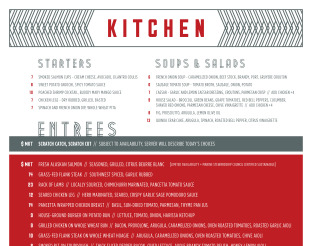 View Scratch Kitchen & Cocktails Menu