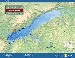 View Spavinaw Lake Map