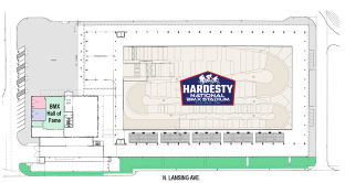 View USA BMX HQ, Hall of Fame & Hardesty BMX Stadium Map