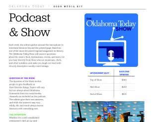 Oklahoma Today Podcast Rate Card