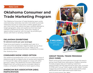 Oklahoma Consumer Trade & Marketing Rate Card