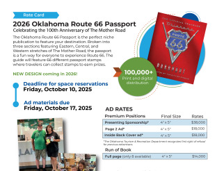 Route 66 Passport Rate Card