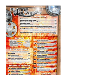 View Flatire Burgers Menu
