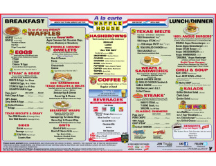 View Waffle House Menu