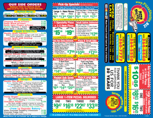 View Pizza Shuttle Menu