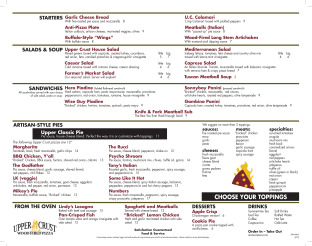 View Upper Crust Menu