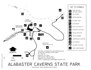 View Alabaster Caverns State Park Map