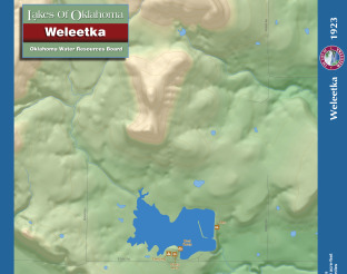 View Weleetka Lake Map