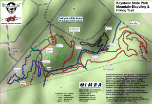 View Keystone Trail Map
