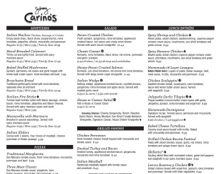 View Johnny Carino's Menu