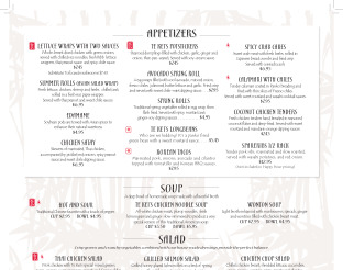 View Te Kei's Dinner Menu