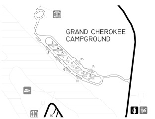 View Grand Cherokee Campground Map