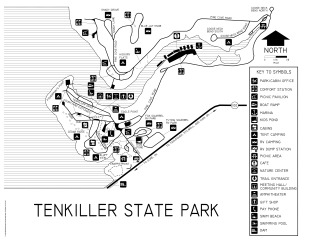 Preview of View Tenkiller State Park Map