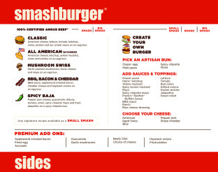 View Smashburger Menu