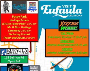 View the Eufaula Heritage Days Festival Schedule